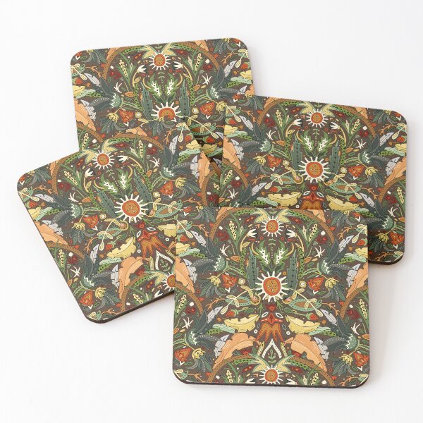Item preview, Victorian damask earth designed and sold by scrummy.