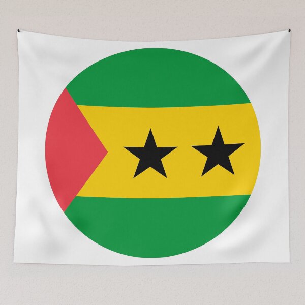 Item preview, Sao Tome and Principe Round Flag Heritage designed and sold by NTGUILTY.
