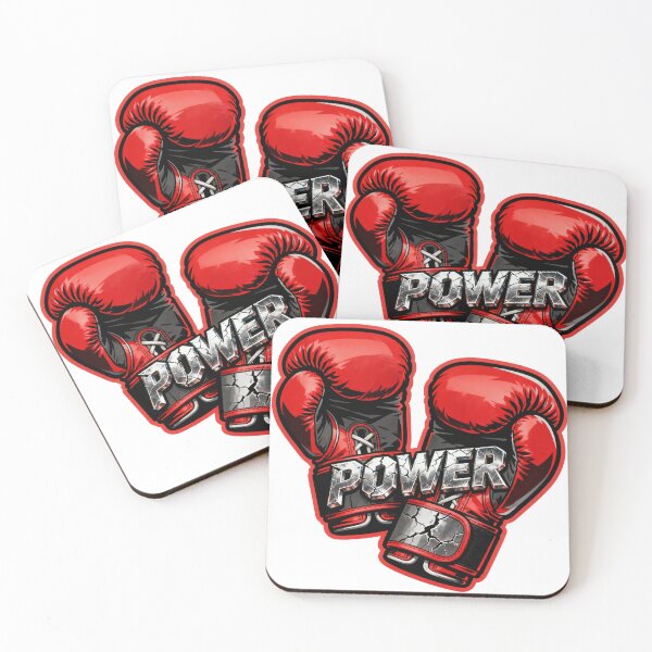 Item preview, Boxing Glove Power Motivational Sports Design designed and sold by Core Prints.