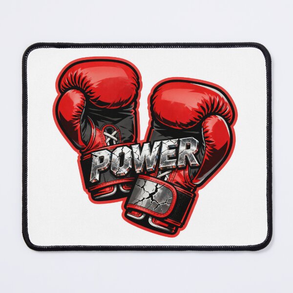 Item preview, Boxing Glove Power Motivational Sports Design designed and sold by Core Prints.