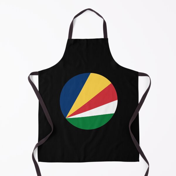 Item preview, Seychelles Round Flag Vibrant Island Heritage designed and sold by NTGUILTY.