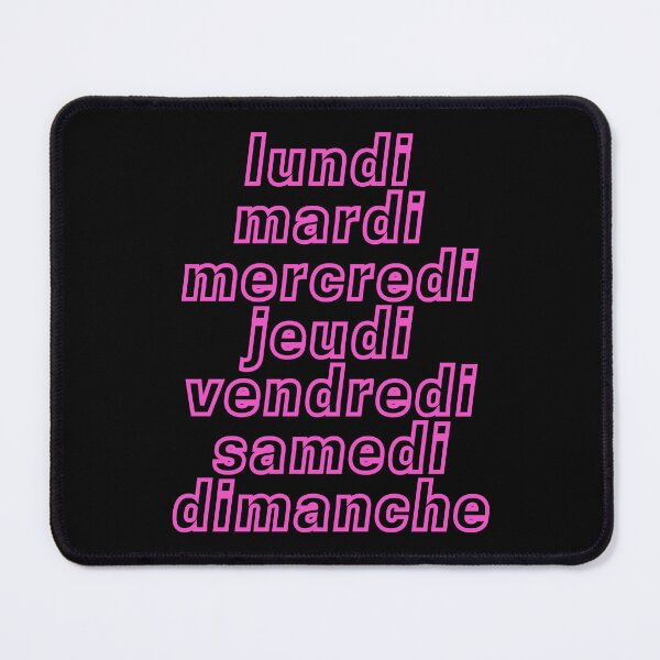 Item preview, Days of Week French Classroom Poster Neon Decoration designed and sold by Voici.