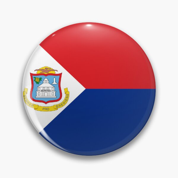 Item preview, Sint Maarten Round Flag Caribbean Heritage designed and sold by NTGUILTY.