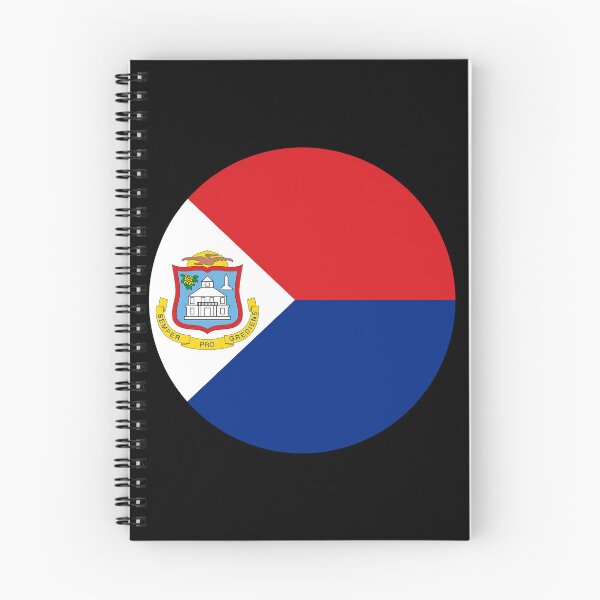 Item preview, Sint Maarten Round Flag Caribbean Heritage designed and sold by NTGUILTY.