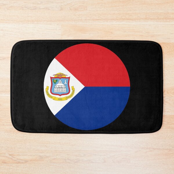 Item preview, Sint Maarten Round Flag Caribbean Heritage designed and sold by NTGUILTY.