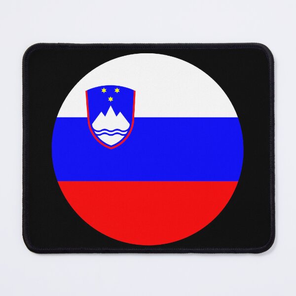 Item preview, Slovenia Round Flag Alpine Slavic Heritage designed and sold by NTGUILTY.