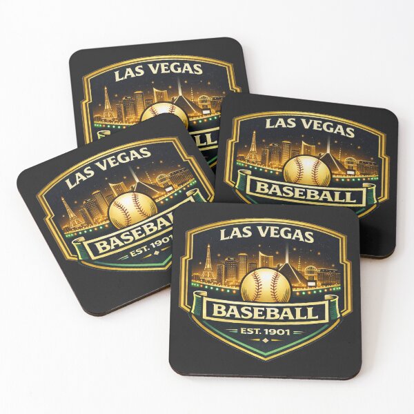 Item preview, Las Vegas Baseball Vintage Badge Shirt Retro Desert City Design designed and sold by GhostDawgs.