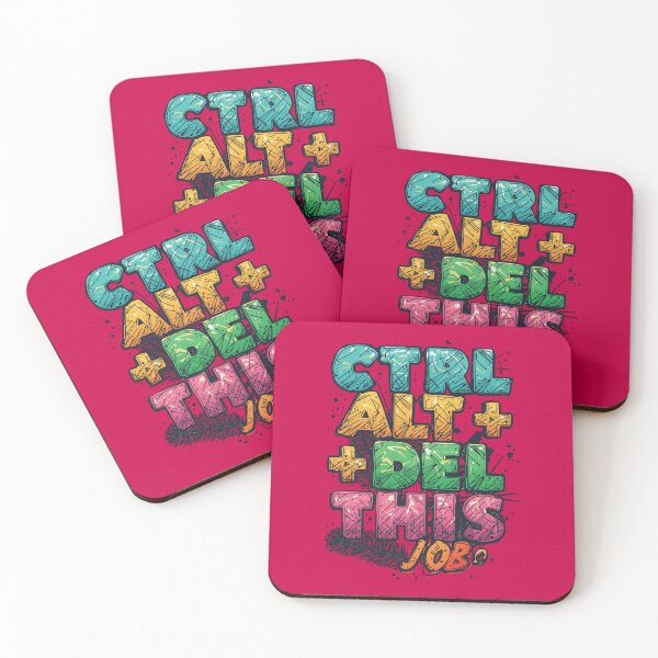 Item preview,  Ctrl + Alt + Del this job” designed and sold by Grixel's Paang Gala Shop.