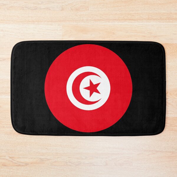 Item preview, Tunisia Round Flag Tunisian Patriotic Heritage designed and sold by NTGUILTY.