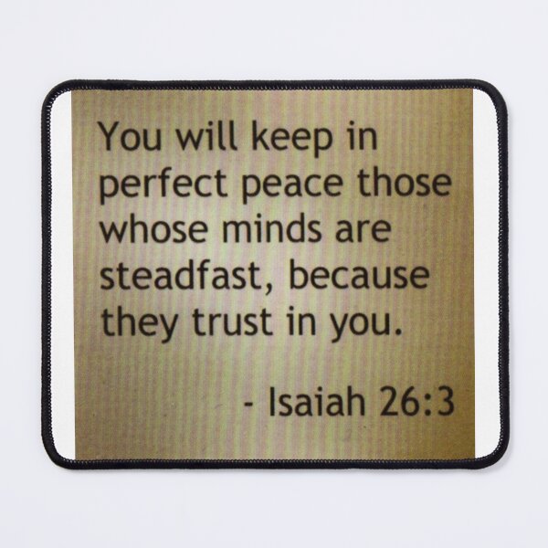Item preview, Isaiah 26:3 designed and sold by di-Vera-Rosati.