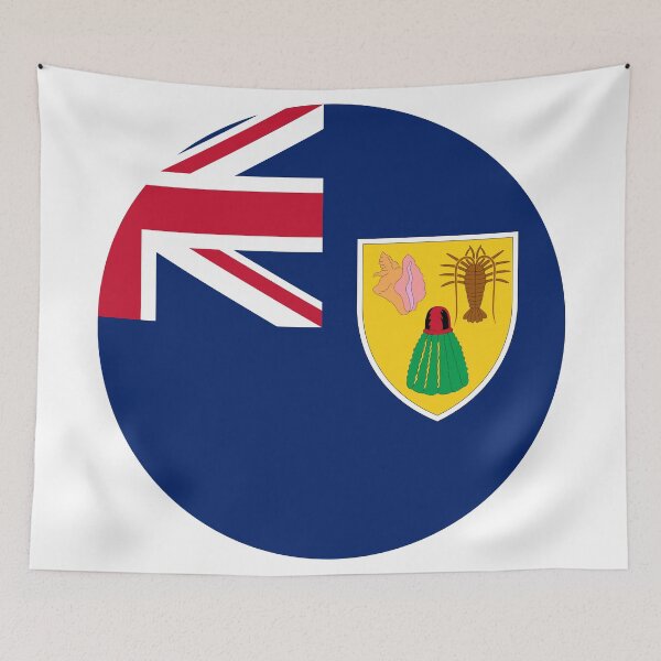 Item preview, Turks and Caicos Round Flag Heritage designed and sold by NTGUILTY.