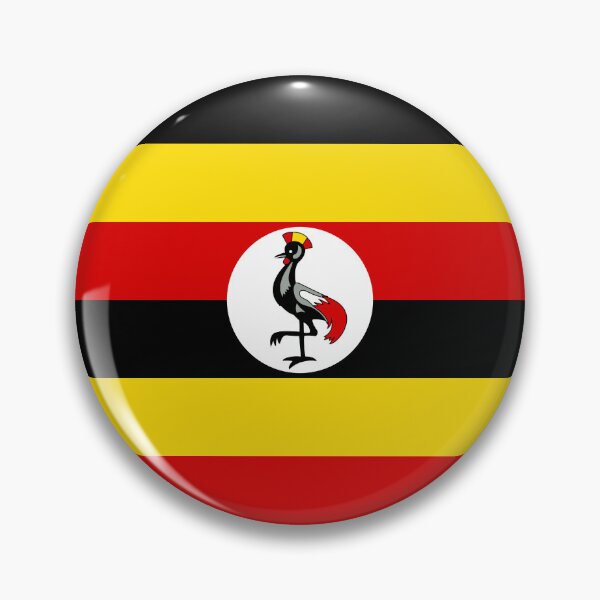 Item preview, Uganda Round Flag Ugandan Patriotic Heritage designed and sold by NTGUILTY.