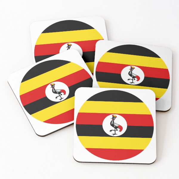 Item preview, Uganda Round Flag Ugandan Patriotic Heritage designed and sold by NTGUILTY.