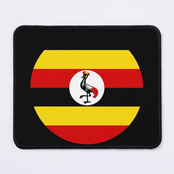 Item preview, Uganda Round Flag Ugandan Patriotic Heritage designed and sold by NTGUILTY.