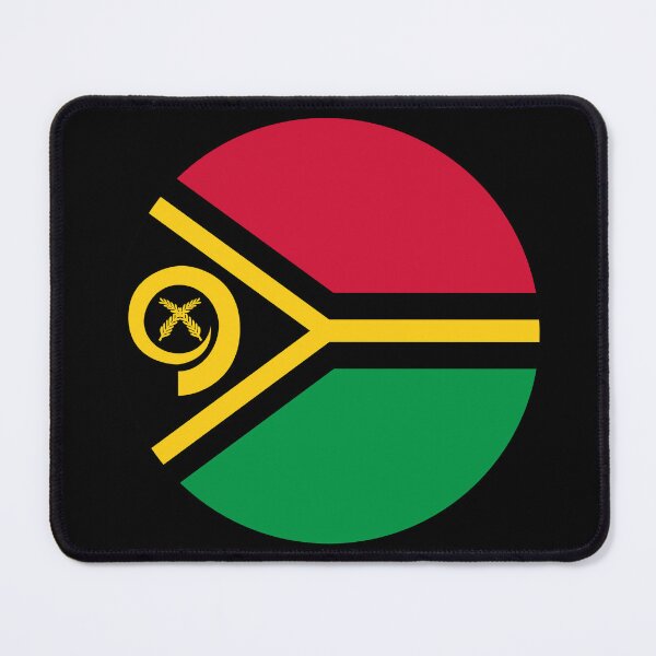 Item preview, Vanuatu Round Flag Ni-Vanuatu Patriotic Heritage designed and sold by NTGUILTY.