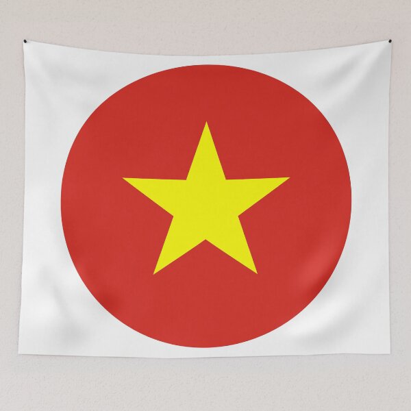Item preview, Vietnam Round Flag Vietnamese Patriotic Heritage designed and sold by NTGUILTY.
