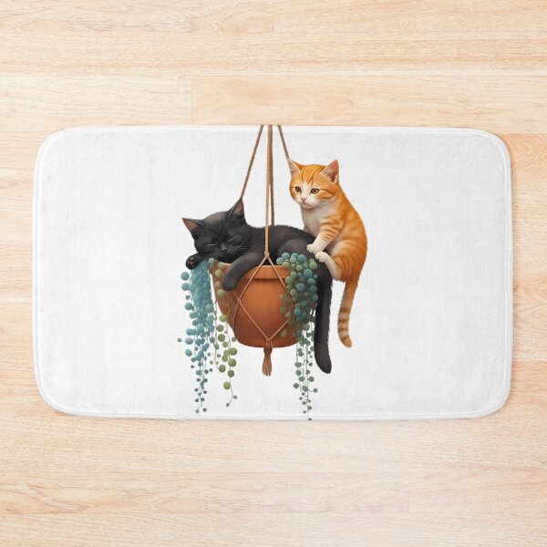 Item preview, Cozy Kittens Hanging Plant Pot designed and sold by chattsuede.