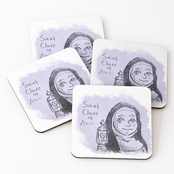 Item preview, Saint Clare of Assisi designed and sold by JustAFranciscan.