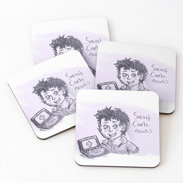 Item preview, Saint Carlo Acutis sketch designed and sold by JustAFranciscan.