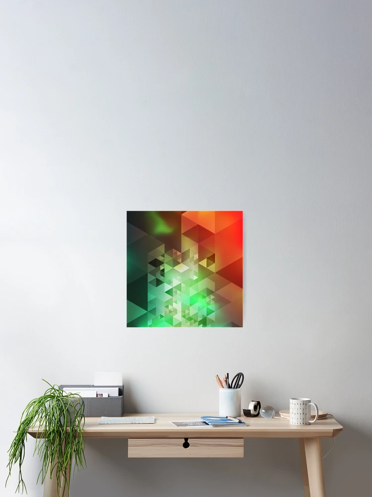 Imagen 2 de 3, Póster con la obra Triangular, diseñada y vendida por hyperite.