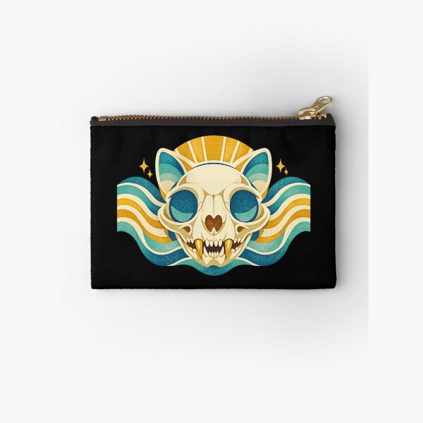 Item preview, Cat Skull – Retro Waves designed and sold by LuveraxArt.