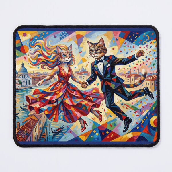 Item preview, Masked lovers in Venice. designed and sold by Natalia-Vlad.