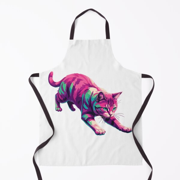 Item preview, A Vibrant Pop Art Cat for Modern Enthusiasts designed and sold by chattsuede.