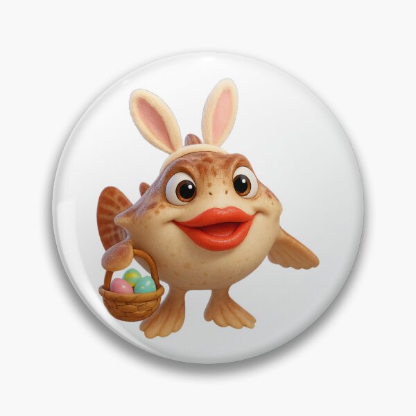 Item preview, Easter Red Lipped Batfish designed and sold by Sillytoe.
