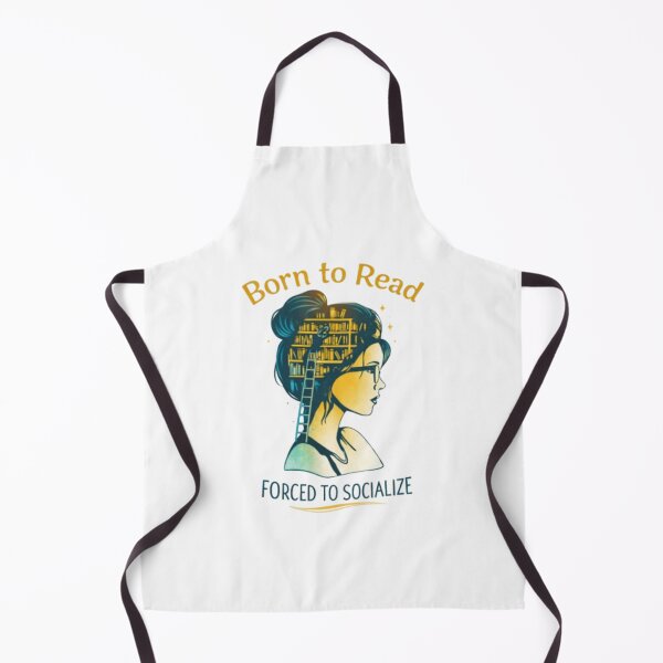 Item preview, Born to Read Forced to Socialize Design – Introvert Book Lover Aesthetic designed and sold by Line-Mood1⭐️⭐️⭐️⭐️⭐️.