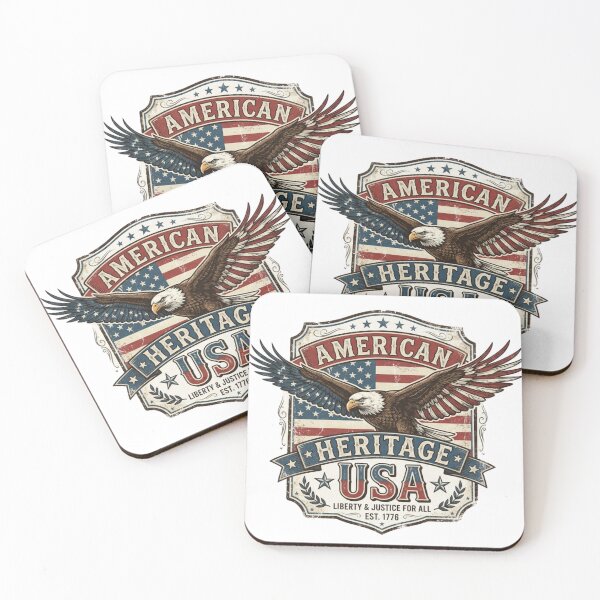 Item preview, American Heritage Eagle USA - Vintage Patriotic Liberty Shield Graphic designed and sold by Wear Sculpt.
