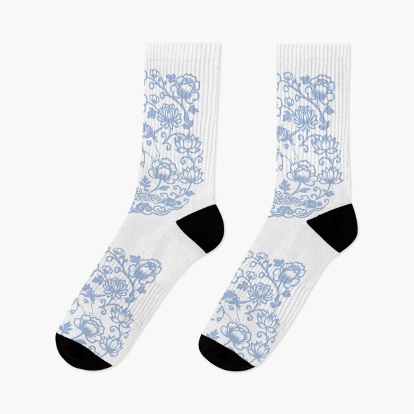 Item preview, BLUE FLORAL UNICORN  designed and sold by Toccami la mano e ti sentirò.