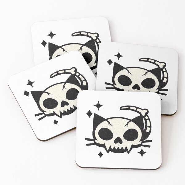 Item preview, Cat Skull – Minimal Bold designed and sold by LuveraxArt.