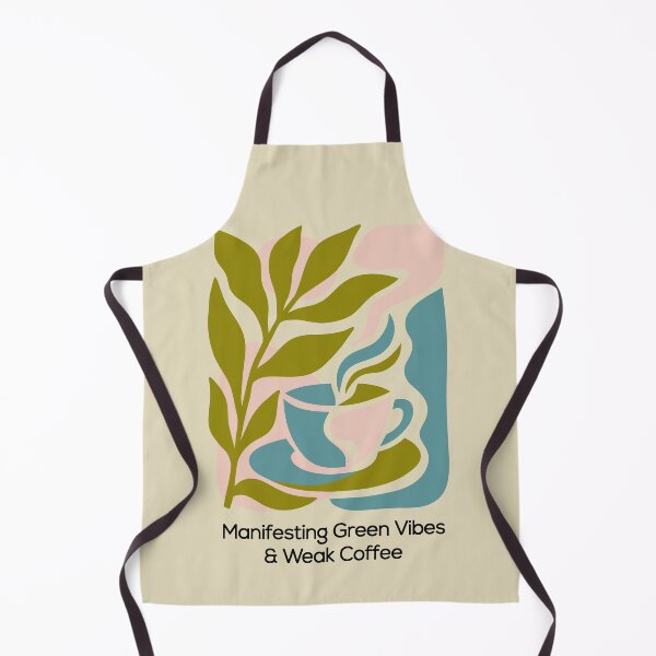 Item preview, Manifesting Green Vibes And Weak Coffee Retro designed and sold by GrafTeesLab.