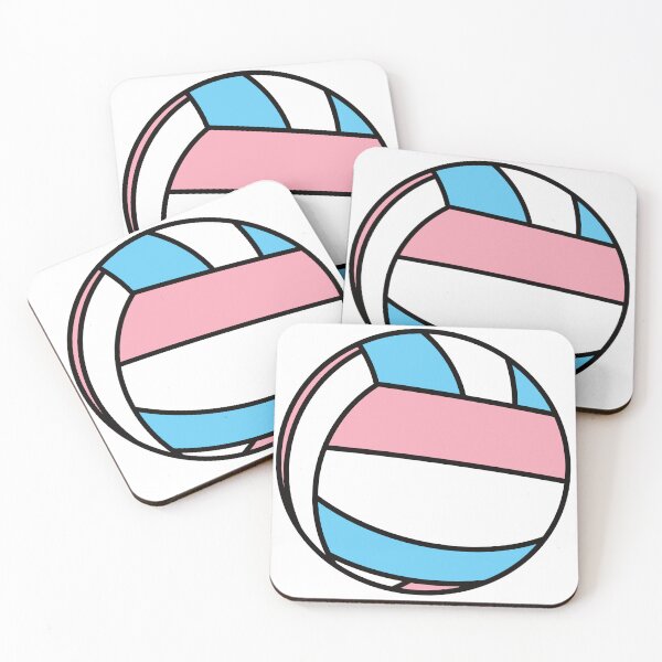 Item preview, Volleyball Pride - Trans designed and sold by Three Caws Creative.
