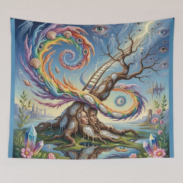 Item preview, A surreal painting. designed and sold by Lilashakti ⭐️ ⭐️ ⭐️ ⭐️ ⭐️.