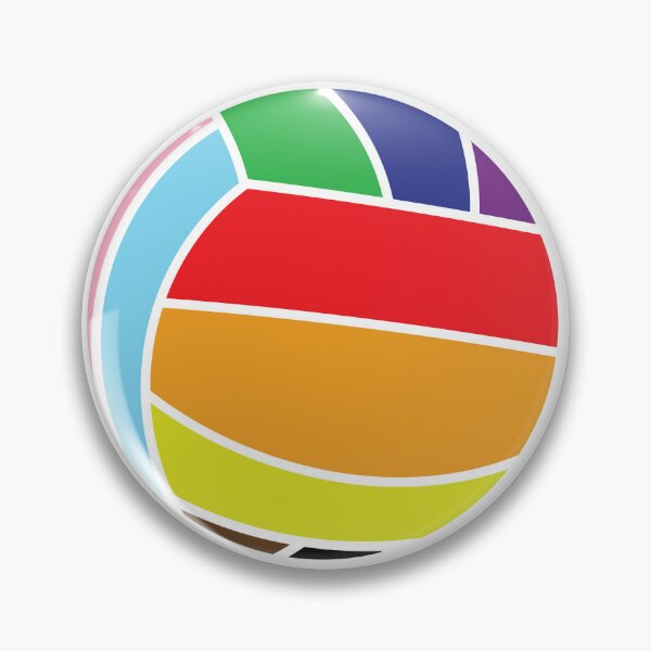 Item preview, Volleyball Pride - Progressive (White Edges) designed and sold by Three Caws Creative.