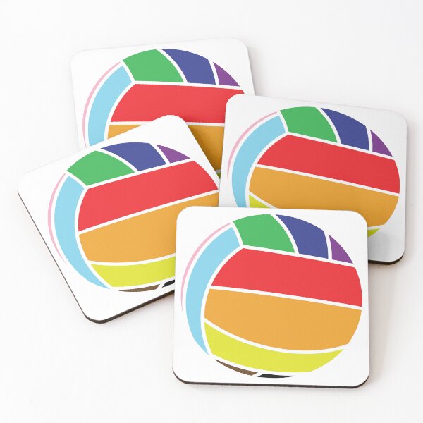 Item preview, Volleyball Pride - Progressive (White Edges) designed and sold by Three Caws Creative.