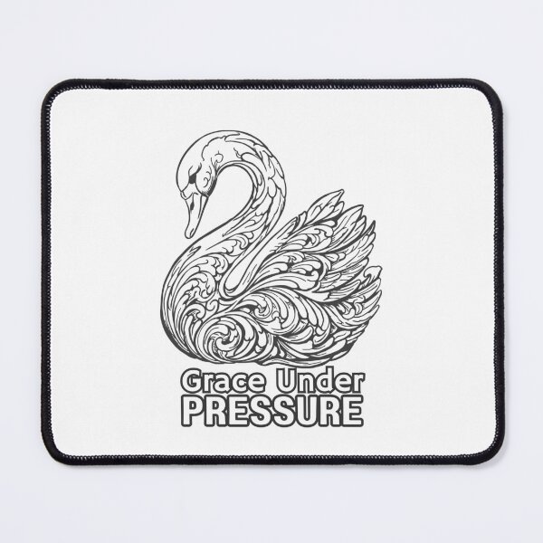 Item preview, Grace Under Pressure Swan Elegant Graphic designed and sold by TeesOnRosebud.