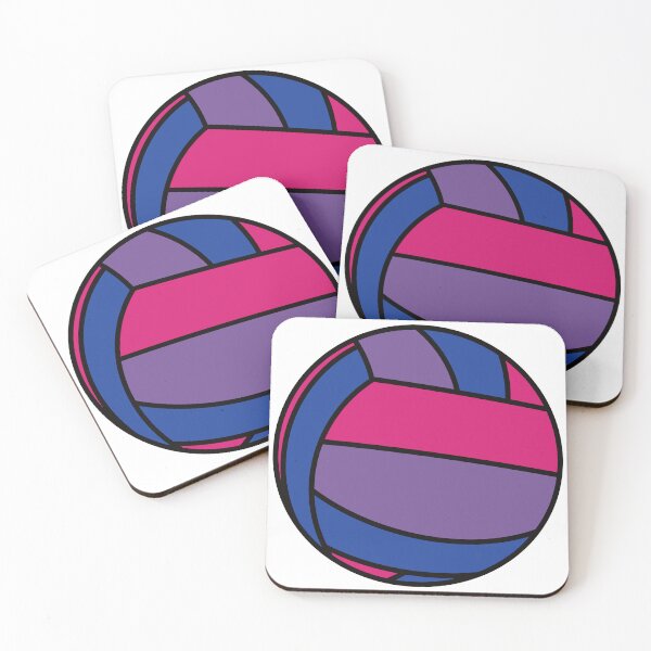 Item preview, Volleyball Pride - Bisexual designed and sold by Three Caws Creative.