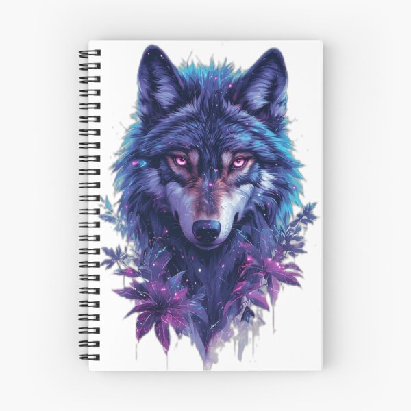 Item preview, Cybernetic Wolf Spirit Digital Nature Glitch Art Aesthetic designed and sold by NEO BIOPHILIA.