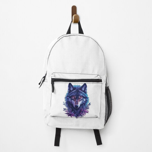 Item preview, Cybernetic Wolf Spirit Digital Nature Glitch Art Aesthetic designed and sold by NEO BIOPHILIA.