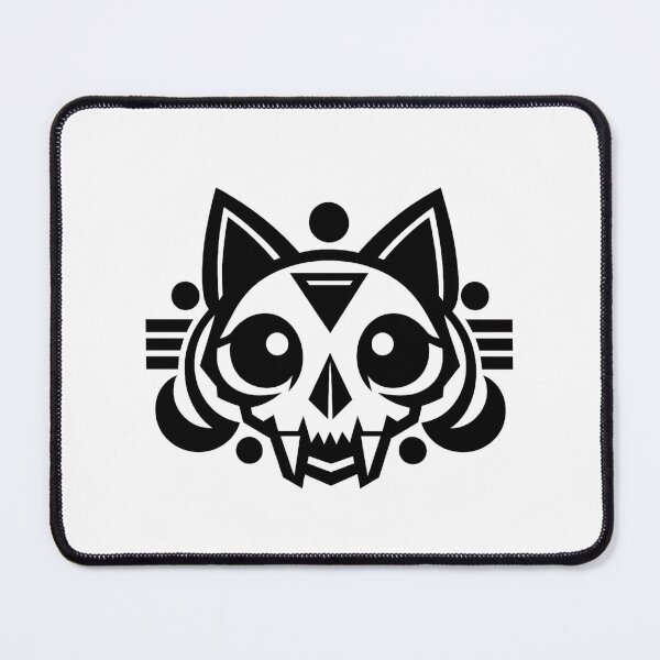 Item preview, Cat Skull – Geometric Lines designed and sold by LuveraxArt.