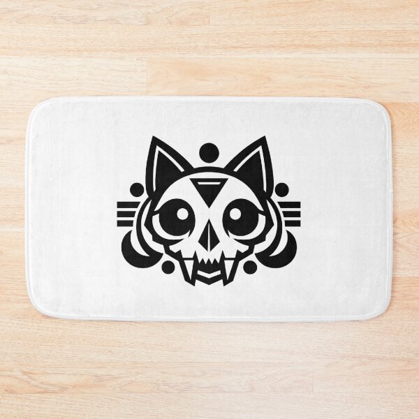 Item preview, Cat Skull – Geometric Lines designed and sold by LuveraxArt.