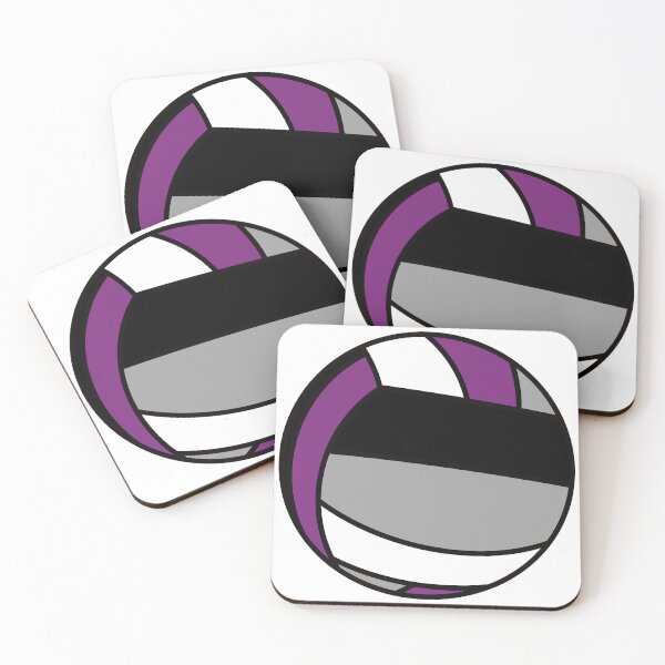 Item preview, Volleyball Pride - Asexual designed and sold by Three Caws Creative.