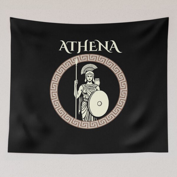 Item preview, Athena Greek Goddess of Wisdom and War Mythology Design designed and sold by Fradikal.