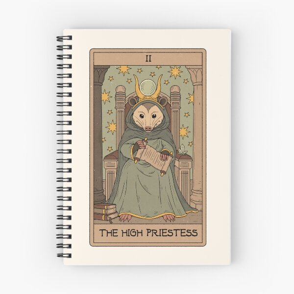 Item preview, The High Priestess - Possum Tarot designed and sold by Thiago Corrêa.