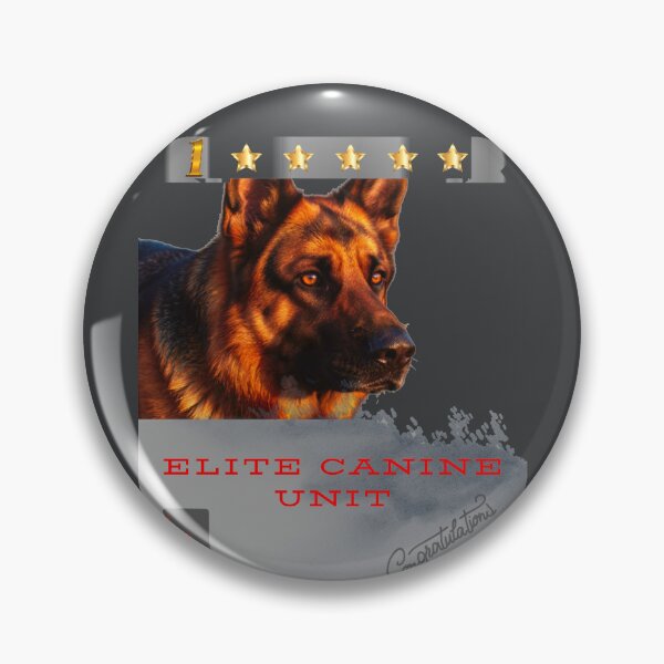 Item preview, Elite Canine Unit German Shepherd – Tactical Dog Military Style Design designed and sold by InkWaveX.