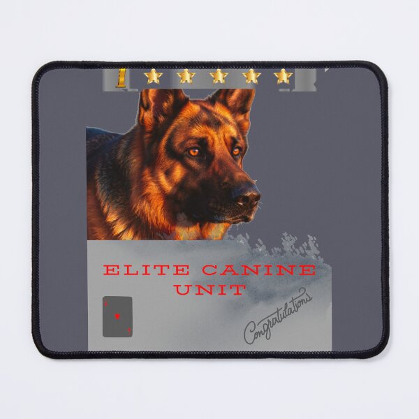 Item preview, Elite Canine Unit German Shepherd – Tactical Dog Military Style Design designed and sold by InkWaveX.