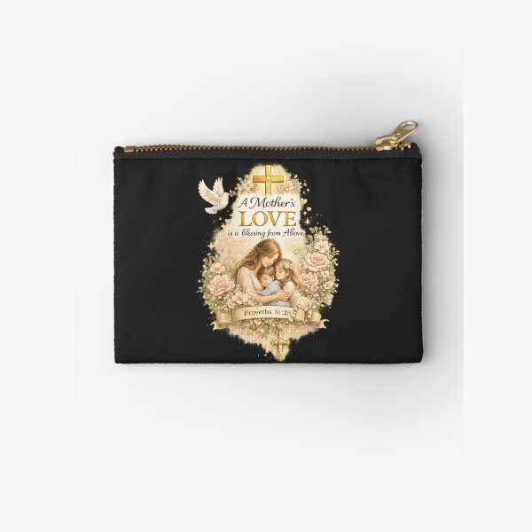 Item preview, A Mother’s Love Is a Blessing From Above Christian Mother’s Day Gift Proverbs 31:28 Floral Design designed and sold by jglobal360.