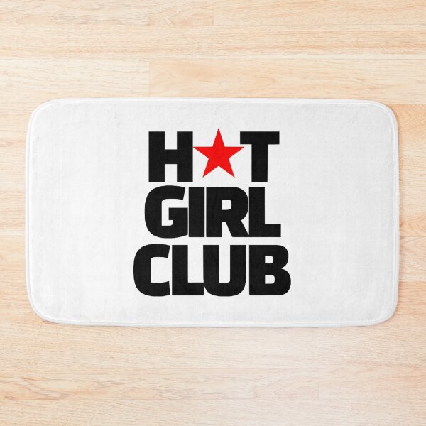Item preview, Hot Girl Club Bold Typography Red Star Punk Graphic designed and sold by destelloacido.